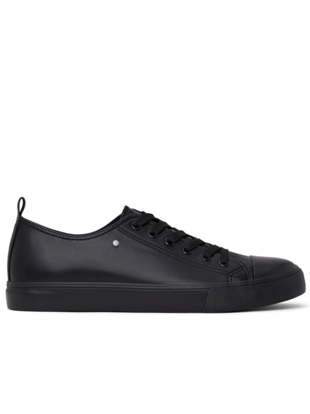 NWT Matt & Nat Men's Hugo Vegan Leather Sneakers In Black Size 9